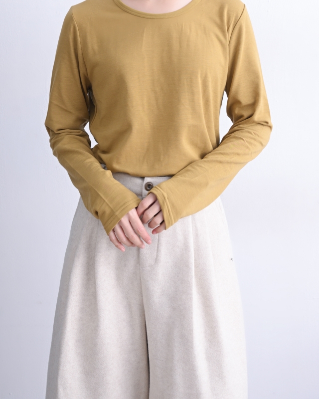 韓 圓領磨毛上衣 14色 size