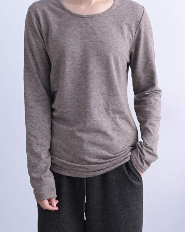 韓 圓領磨毛上衣 14色 size