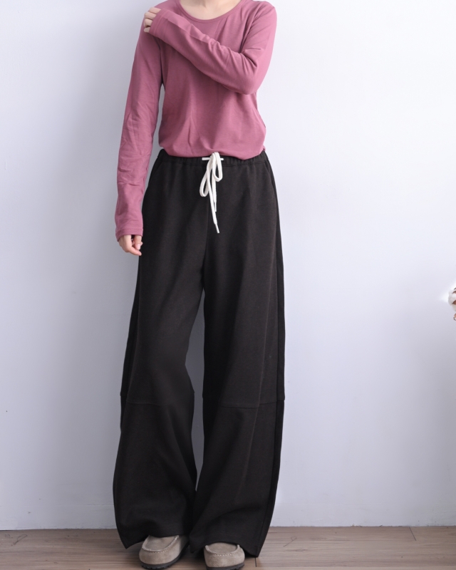 韓 圓領磨毛上衣 14色 size