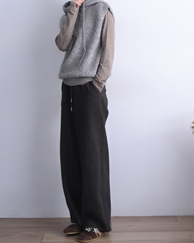 韓 圓領磨毛上衣 14色 size