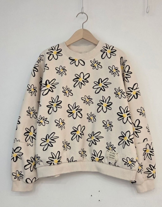 韓 線花上衣 2色 size