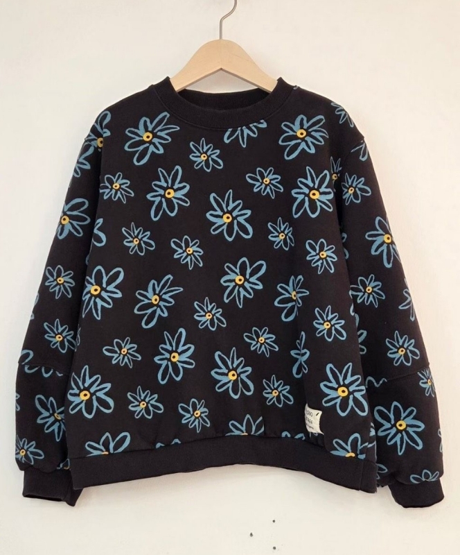 韓 線花上衣 2色 size