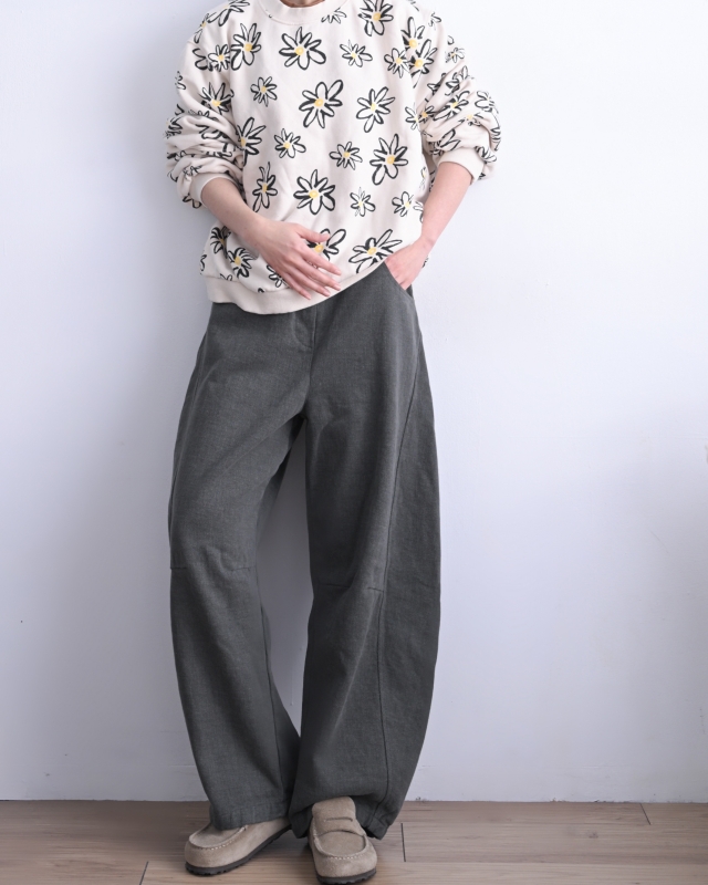 韓 線花上衣 2色 size