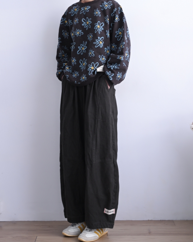 韓 線花上衣 2色 size