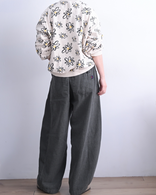 韓 線花上衣 2色 size