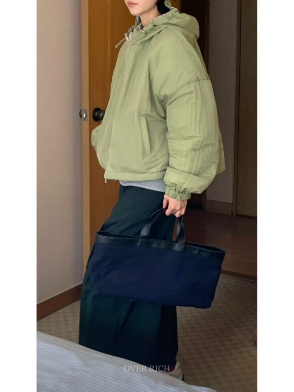 韓 兩面穿小格紋外套 2色