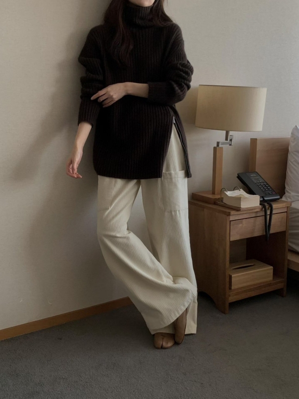 韓 下拉鍊高領上衣 3色