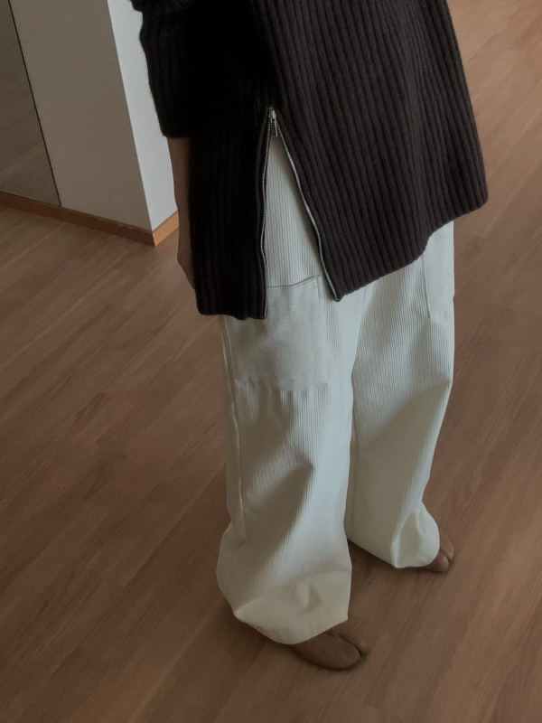 韓 下拉鍊高領上衣 3色