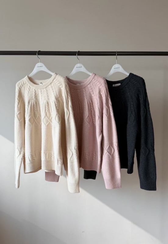 韓 捲捲菱形上衣 3色