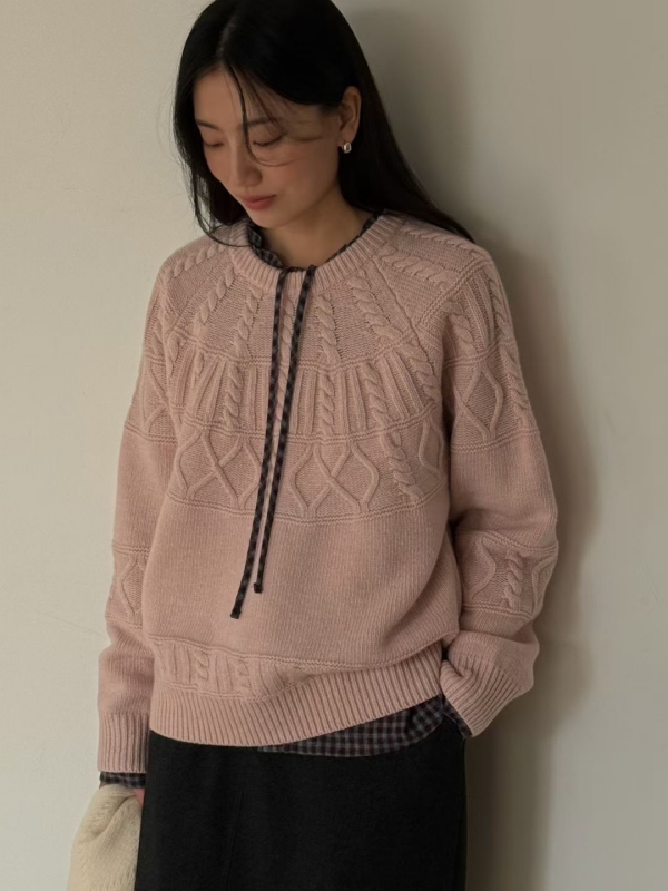 韓 捲捲菱形上衣 3色