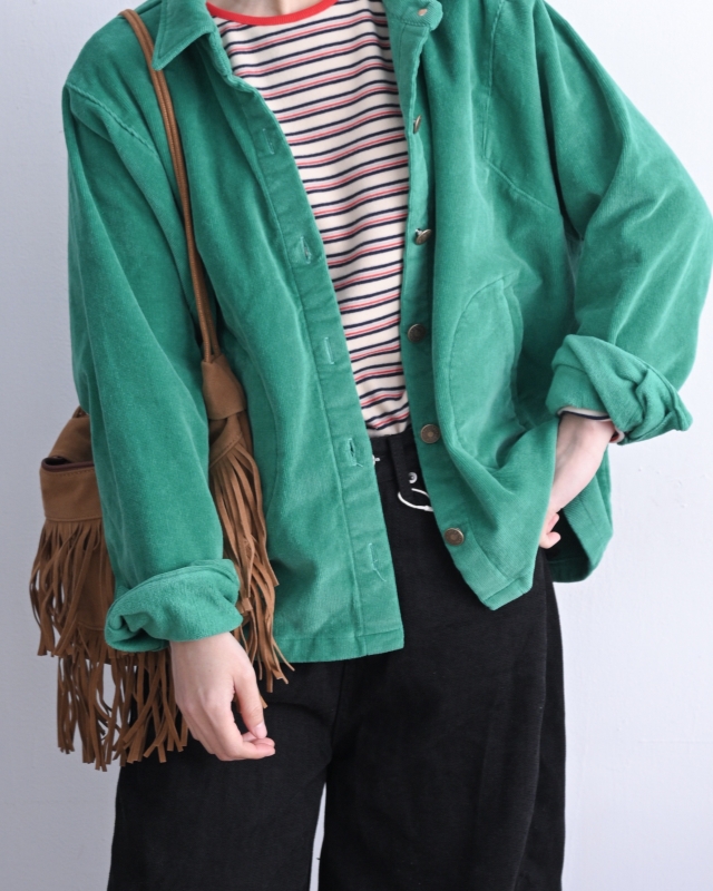 韓 前大口袋襯衫 3色 size