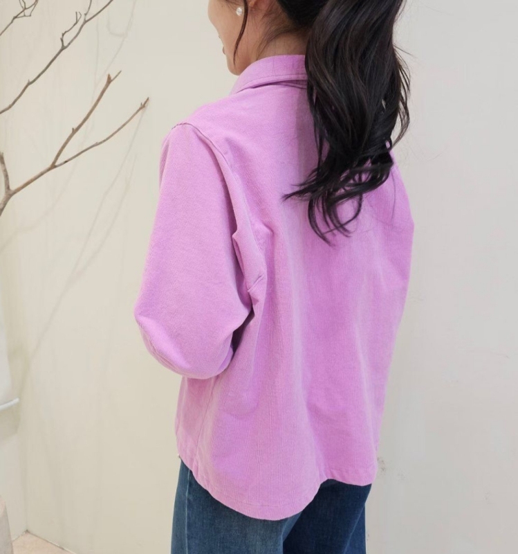 韓 前大口袋襯衫 3色 size