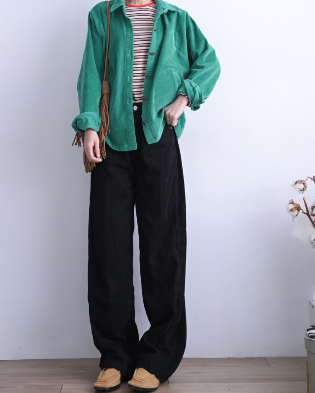 韓 前大口袋襯衫 3色 size