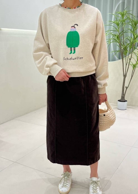 韓 穿大衣女孩上衣 2色 size