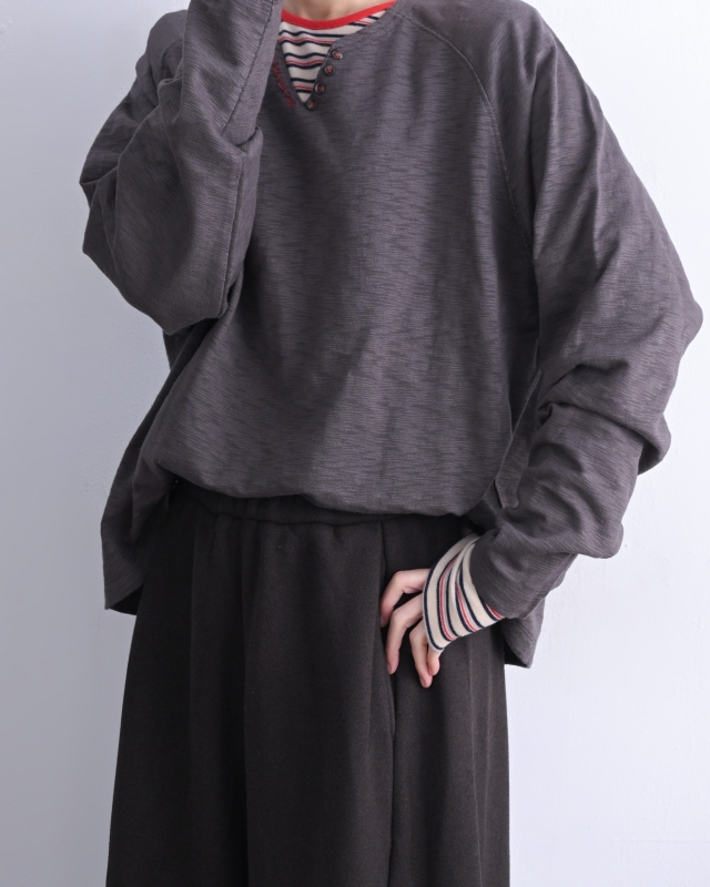 韓 小V小釦上衣 3色 size