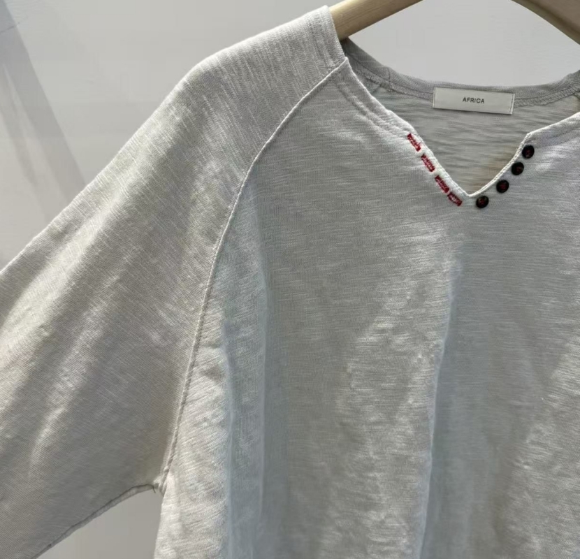 韓 小V小釦上衣 3色 size