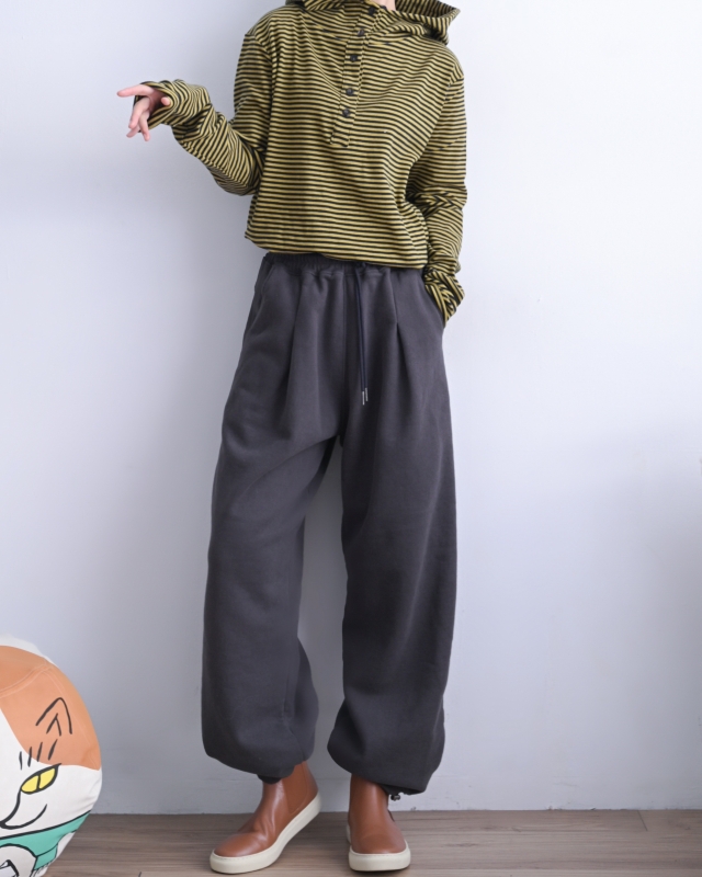 韓 條文連帽上衣 3色 size