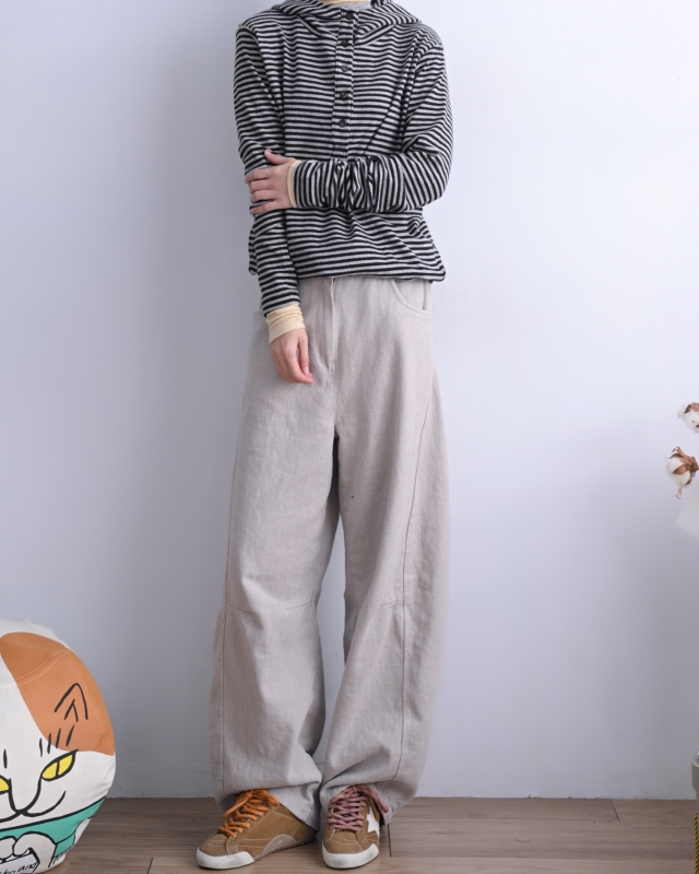 韓 條文連帽上衣 3色 size