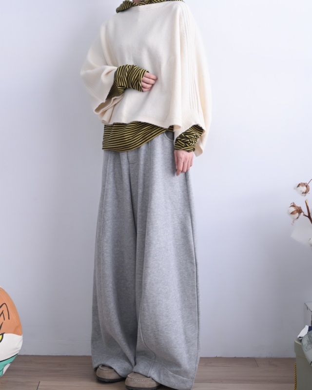 韓 斗篷式一字領上衣 3色 size