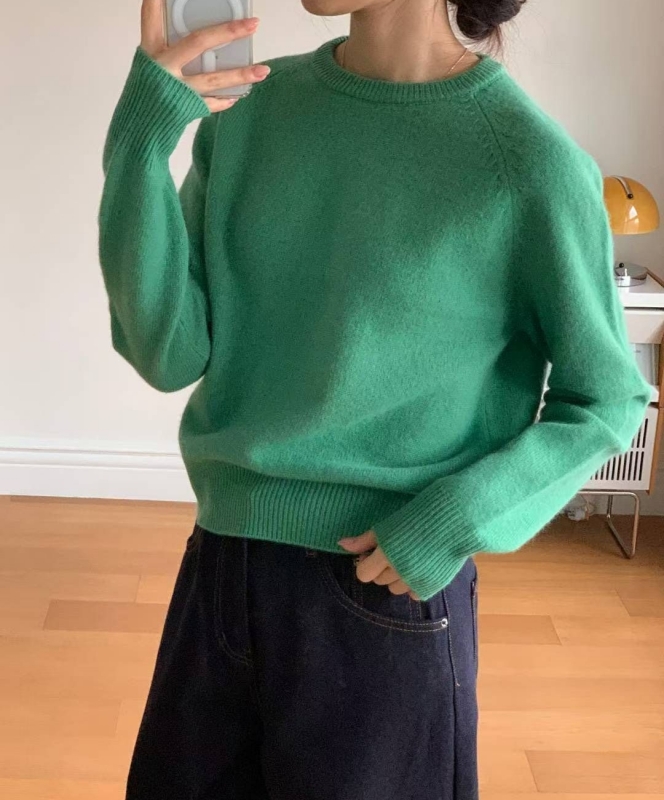 韓 圓領上衣 5色 size