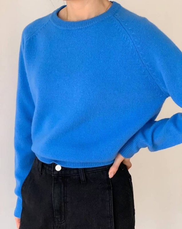 韓 圓領上衣 5色 size