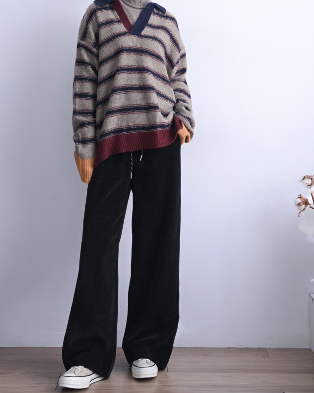 韓 小高領磨毛上衣 16色 size