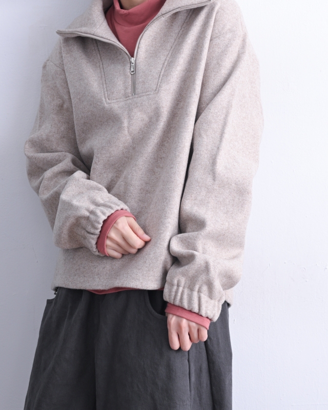 韓 小高領磨毛上衣 16色 size