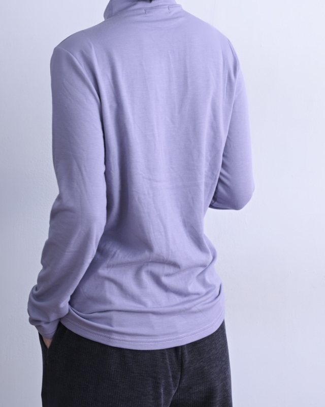 韓 小高領磨毛上衣 16色 size