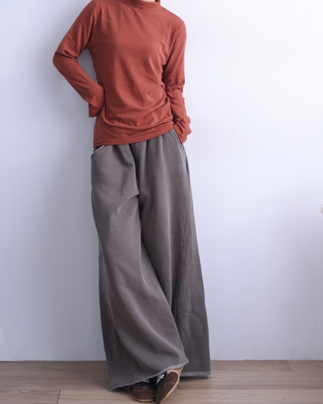 韓 小高領磨毛上衣 16色 size