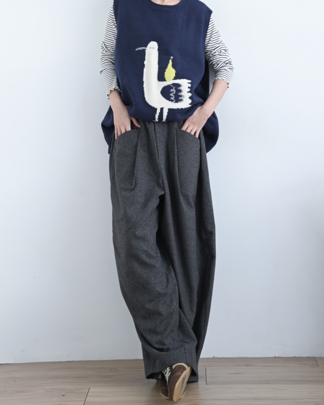 韓 寬鬆版動物背心 4色 size