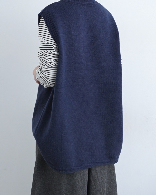 韓 寬鬆版動物背心 4色 size