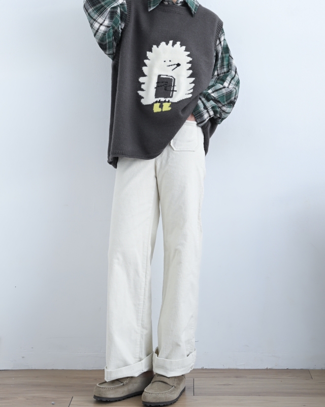 韓 寬鬆版動物背心 4色 size