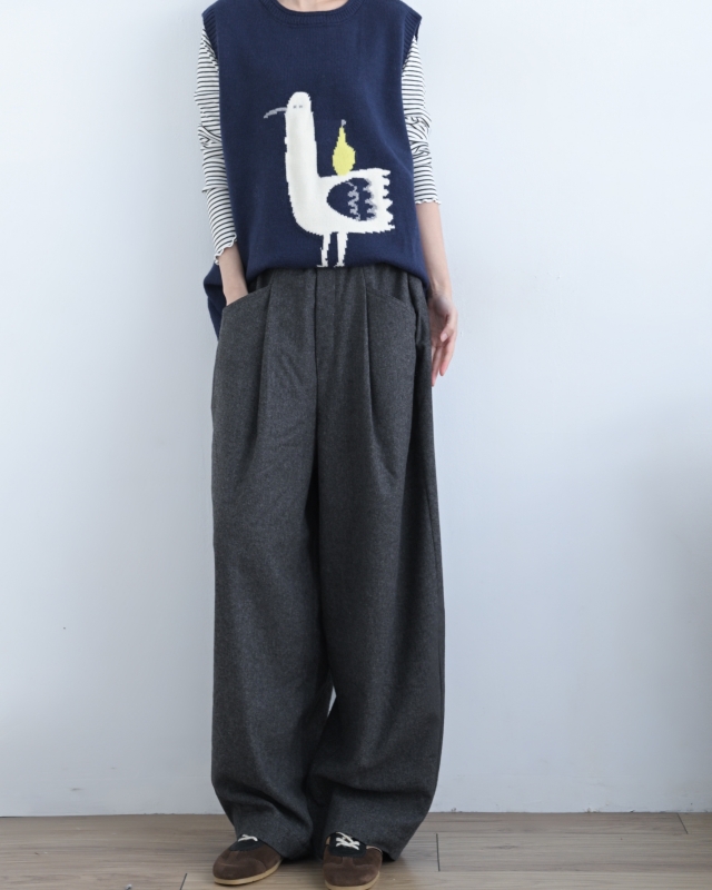 韓 寬鬆版動物背心 4色 size