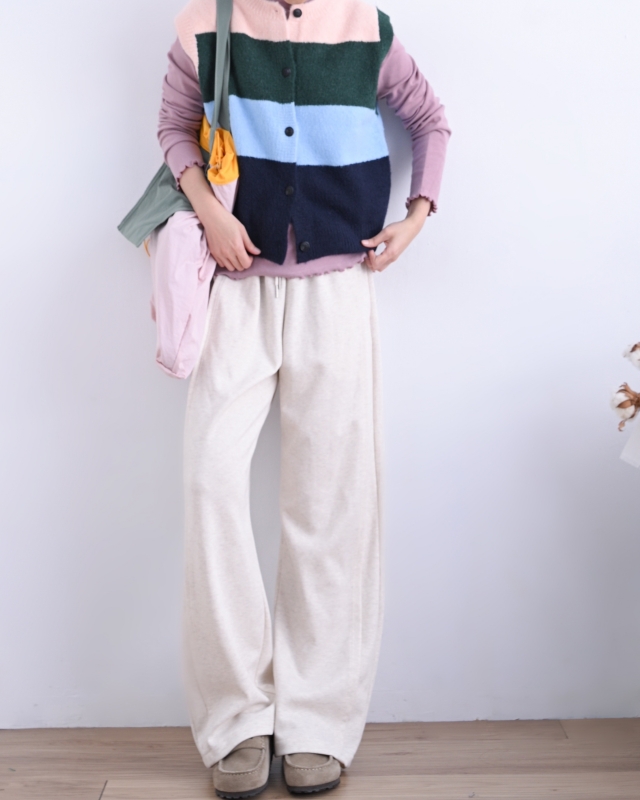 韓 大色塊配色背心 2色 size