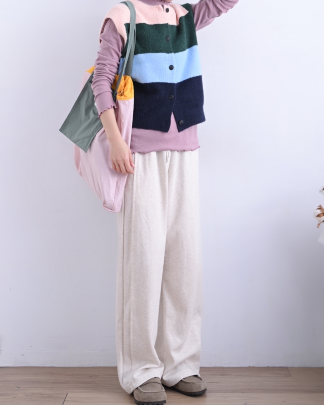 韓 大色塊配色背心 2色 size