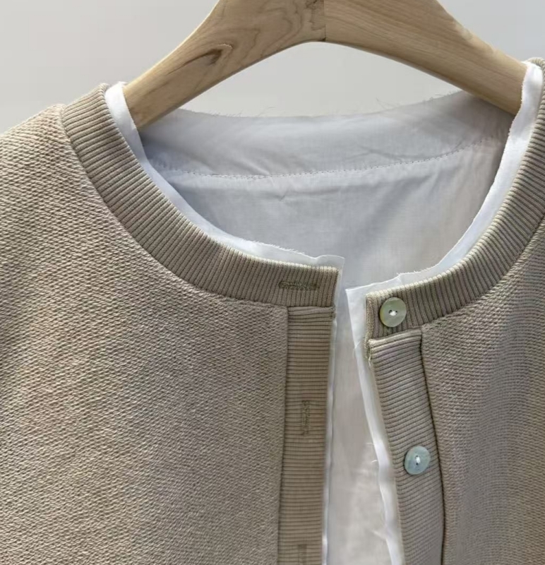 韓 假兩件式不收邊背心 3色 size