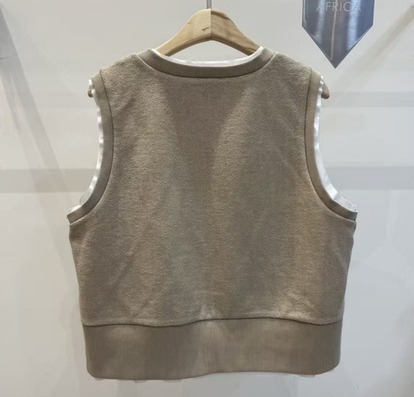 韓 假兩件式不收邊背心 3色 size