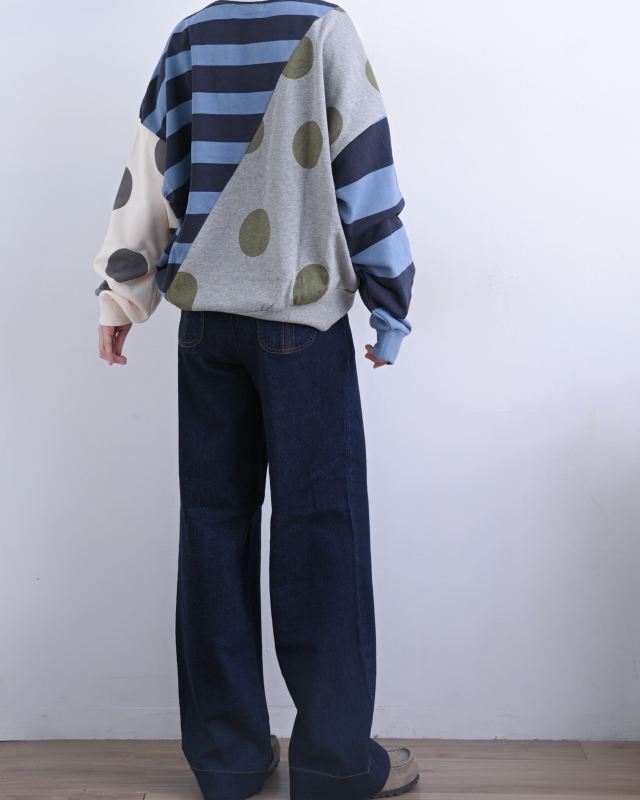 韓 口袋小釦長褲 size