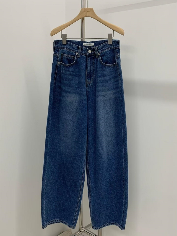 韓 口袋蝴蝶結牛仔褲