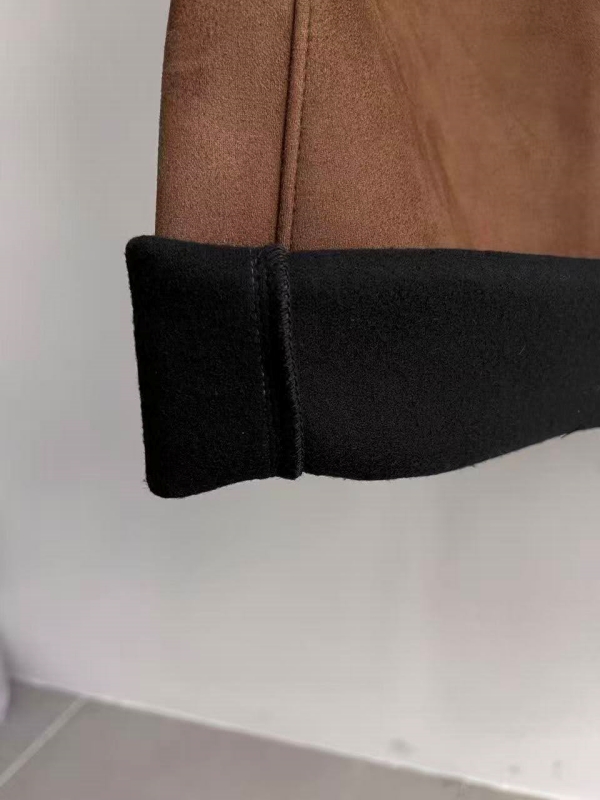 韓 仿麂皮車線褲 2色 size