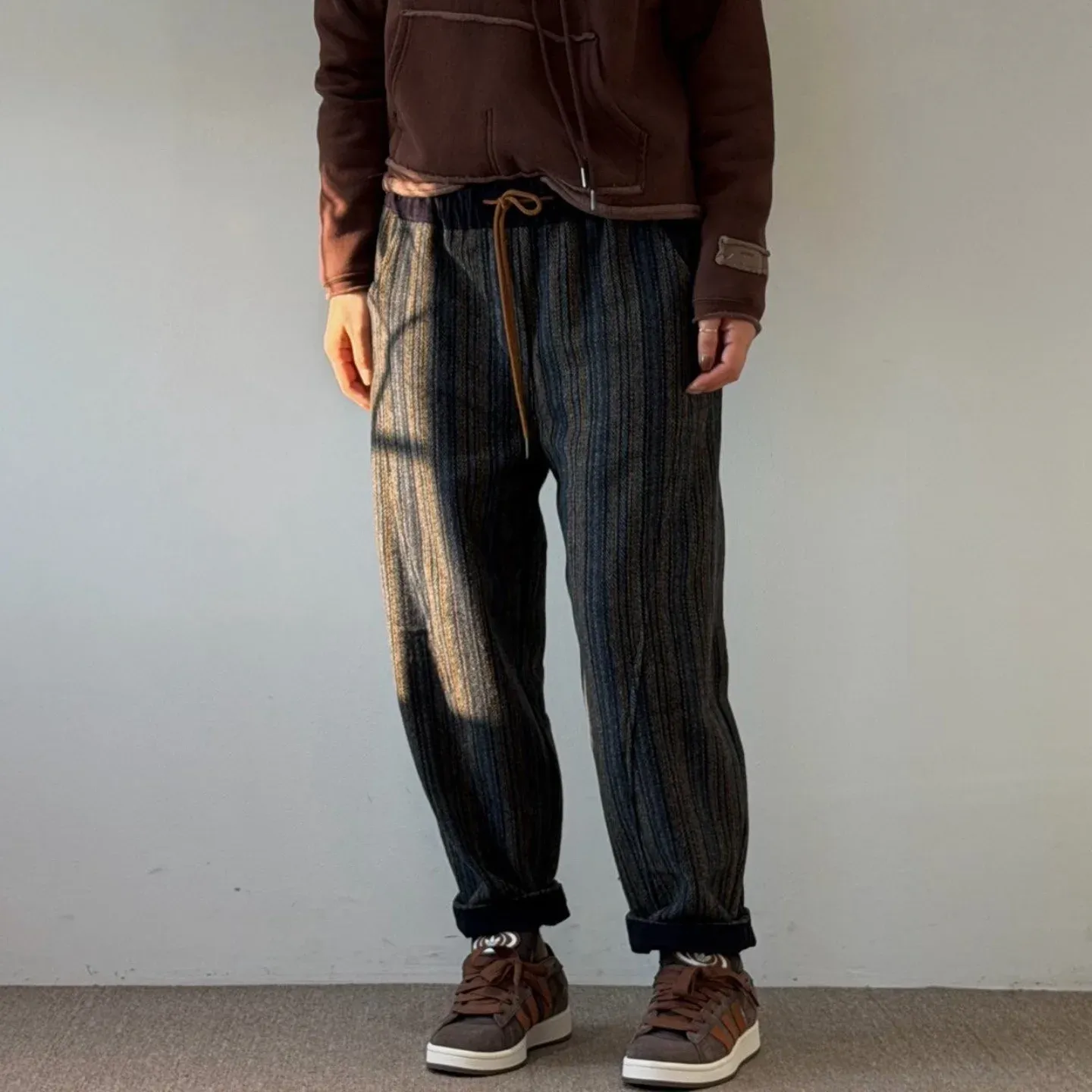 韓 細線綁帶褲 2色