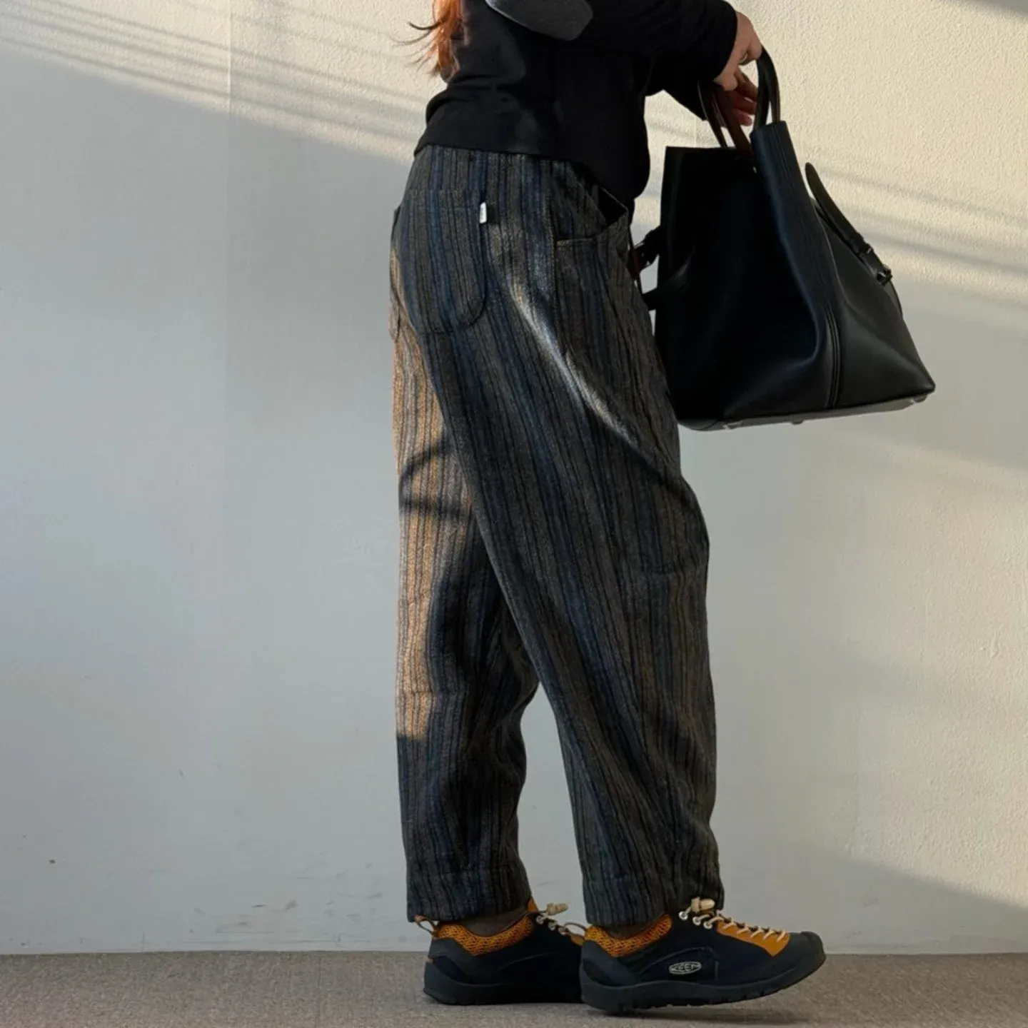 韓 細線綁帶褲 2色