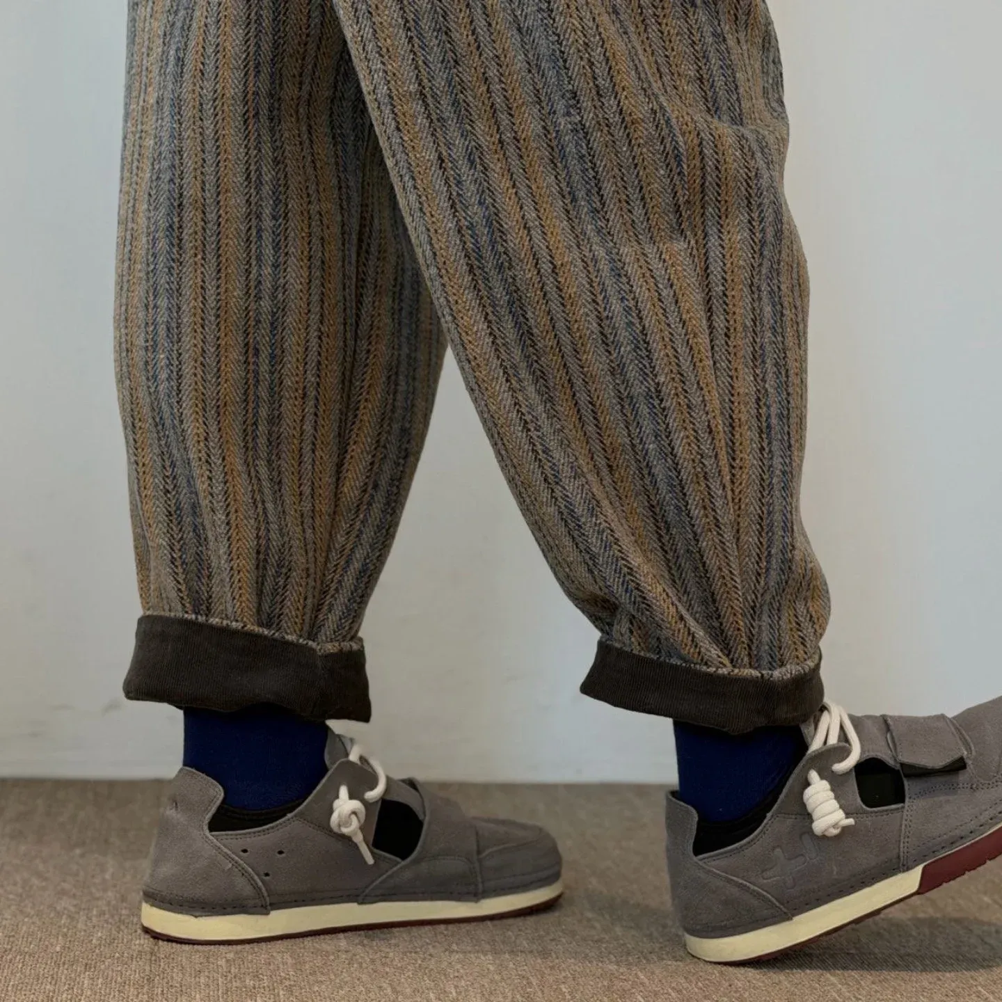 韓 細線綁帶褲 2色