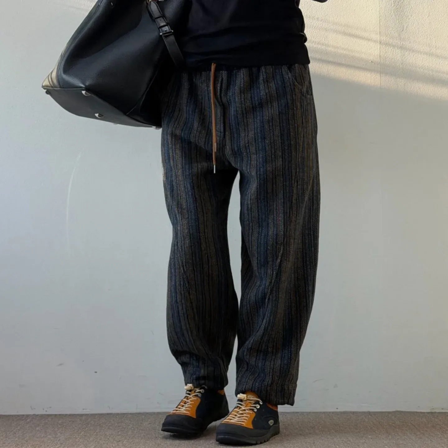 韓 細線綁帶褲 2色