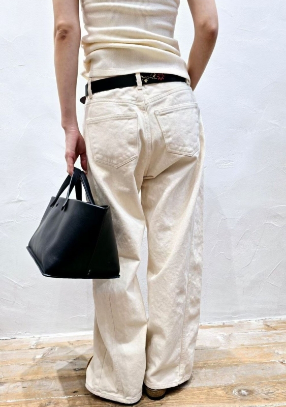 韓 前車線內磨毛長褲 2色 size