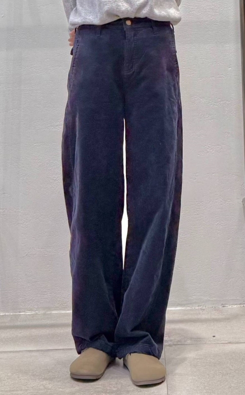 韓 直筒燈心絨長褲 4色 size