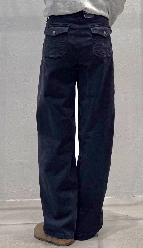 韓 直筒燈心絨長褲 4色 size