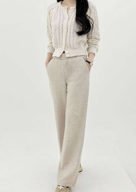 韓 腰織帶長褲 3色 size