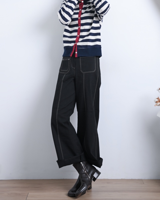 韓 雙口袋休閒褲 2色 size