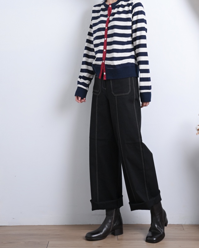 韓 雙口袋休閒褲 2色 size